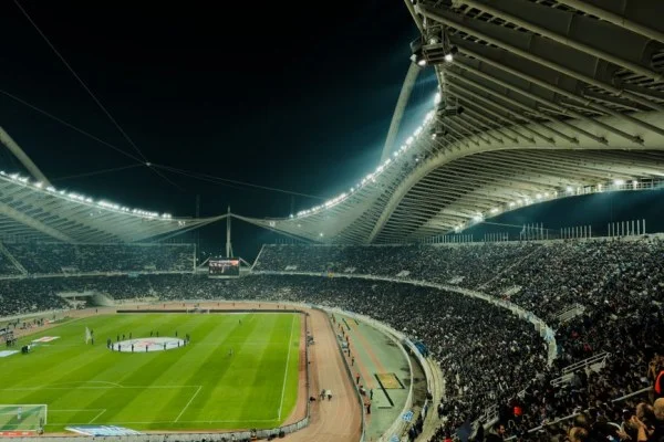 soccer stadium night crowd